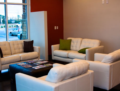 Plush Reception Seating