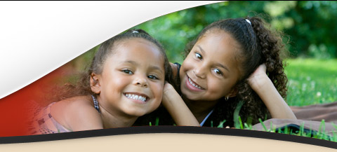 two children