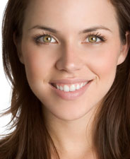 teen girl smiling