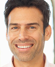 man smiling